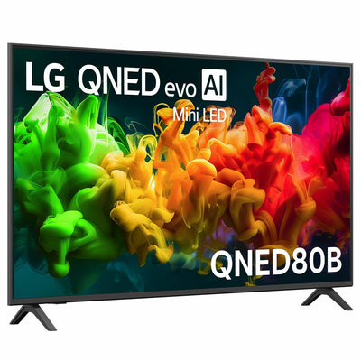 LG 55 Inch QNED 4K Smart TV EVO AI Mini LED 55QNED80BSA Black