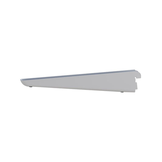 Flexi Storage 270mm White Double Slot Bracket Steel Durable Support - Auzzistore