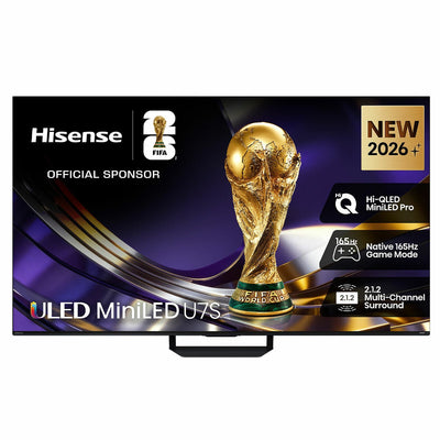 Hisense 85 Inch U7S Mini LED 4K Smart TV 165Hz Anti Reflection 85U7SAU