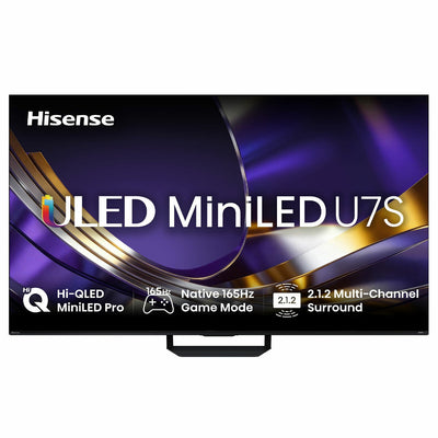 Hisense 85 Inch U7S Mini LED 4K Smart TV 165Hz Anti Reflection 85U7SAU