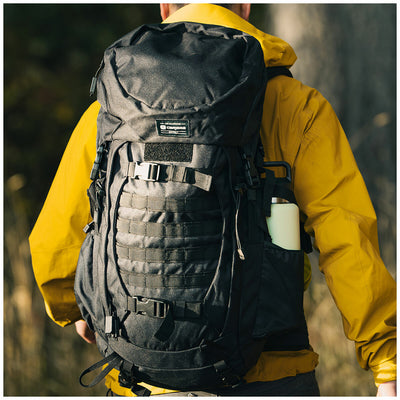 Caribee M60 Phantom Heavy Duty Rucksack Backpack 60L Capacity Black