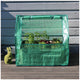 Greenlife Patio Garden Bed With Greenhouse Cover And Base 80 x 50 x 30 cm Slate Grey – view 3