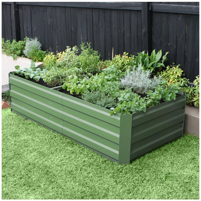 Greenlife Large Garden Bed And Greenhouse Cover 180 x 90 x 45cm Eucalyptus
