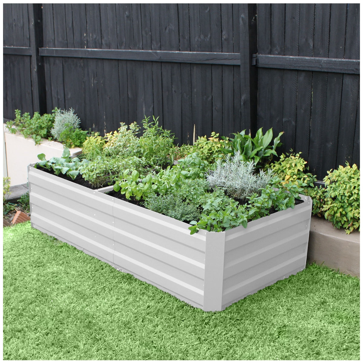 Greenlife Large Garden Bed And Greenhouse Cover 180 x 90 x 45cm White