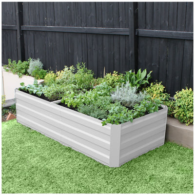 Greenlife Large Garden Bed And Greenhouse Cover 180 x 90 x 45cm White