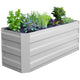 Greenlife Slimline Garden Bed And Greenhouse Cover 120 x 45 x 45cm White – view 2