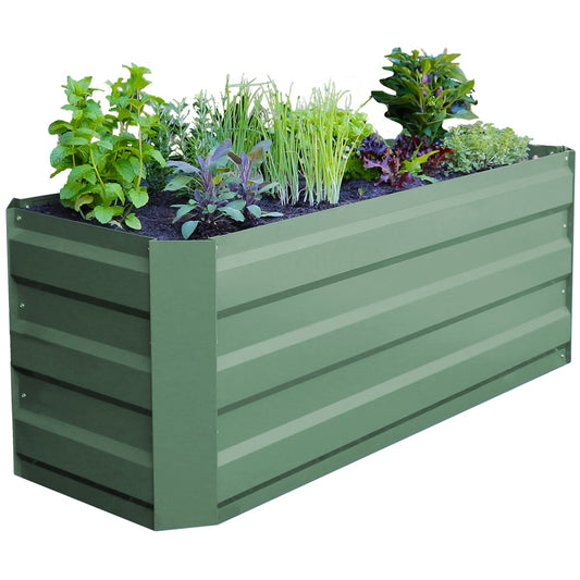 Greenlife Slimline Garden Bed 120 x 45 x 45cm Eucalyptus – view 2