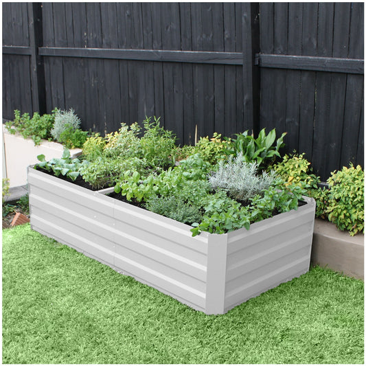 Greenlife Large Garden Bed 180 x 90 x 45cm White – view 2