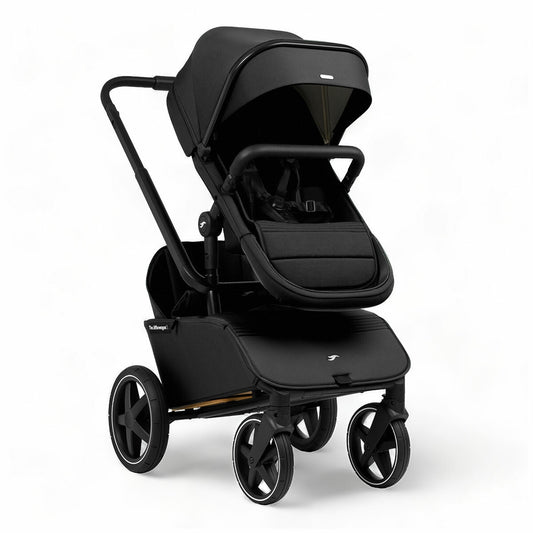 The Jiffle Wagon 6 in 1 Stroller Black - Auzzistore