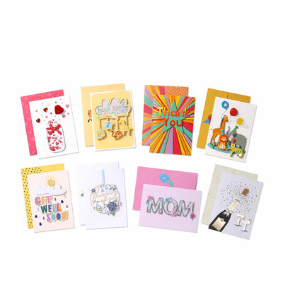 Design Studio All Occasion Handcrafted Cards 40 Pack With Rigid Box