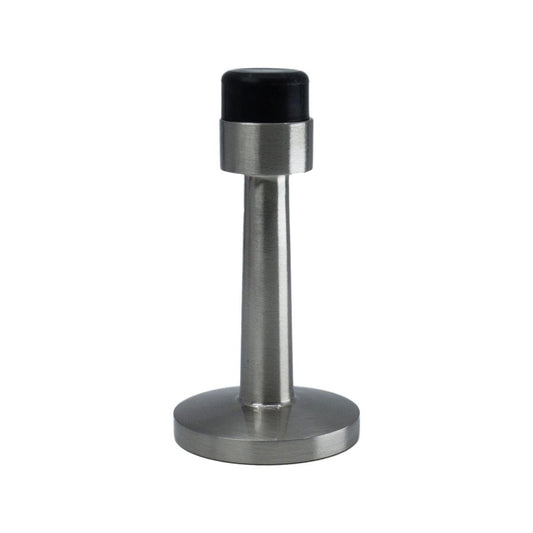 Adoored Satin Chrome Arrow Door Stop - 38mm x 75mm - Wall Protection - Auzzistore