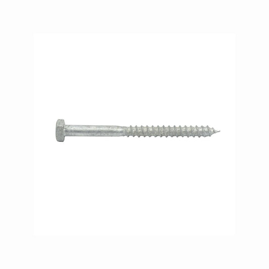 Zenith M6 x 75mm Hot Dipped Galvanised Coach Screw - 4.6 Grade Steel - Corrosion Resistant - Auzzistore