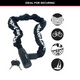Master Lock Covered Chain 8mm x 0.9m Steel Nylon Protection