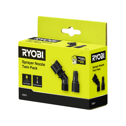 Ryobi Sprayer Nozzle 2 Pack - Cone & Fan Nozzles - Compatible with RYOBI Models - 25mm x 90mm – view 2