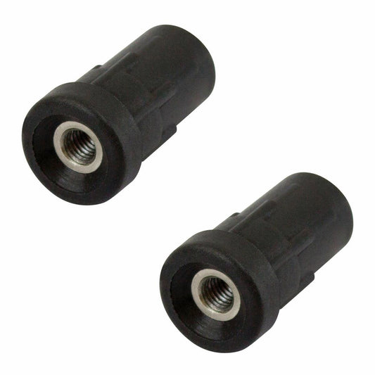 Richmond Threaded Insert - 25mm x M8 - Zinc Plated - 250kg Load - 2 Pack - Auzzistore