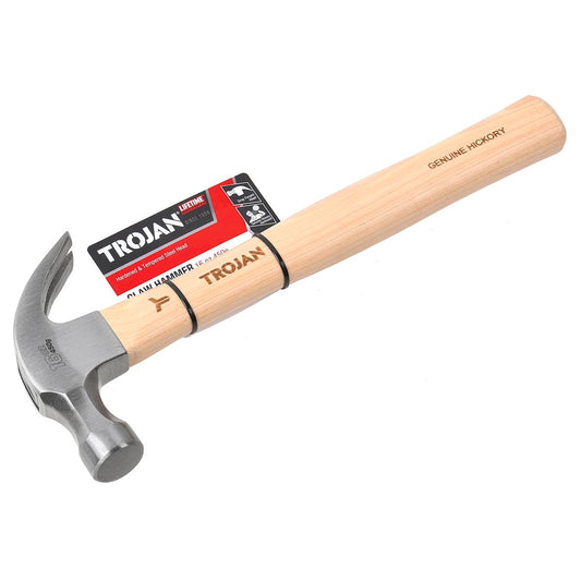 Trojan 16oz Timber Claw Hammer - 450g - Hardened Carbon Steel - Auzzistore