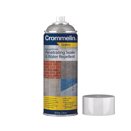 Crommelin Natural Finish Penetrating Sealer - 300g Water Repellent Sprayable - Clear - Mould Resistant - Auzzistore