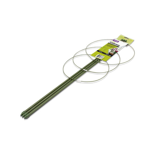 Jack Flower Trellis - 60cm - Steel - Powdercoated Green - Auzzistore