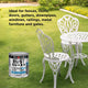 White Knight Rust Guard Aluminium Gloss Epoxy Enamel Paint 250ml - UV Resistant - Durable Metal Protection