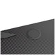 Eureka Ergonomic Z1-S Gaming Desk with Blue LED Lights, Carbon Fibre Texture, Controller Stand, Cup Holder, Headphone Hook – view 9