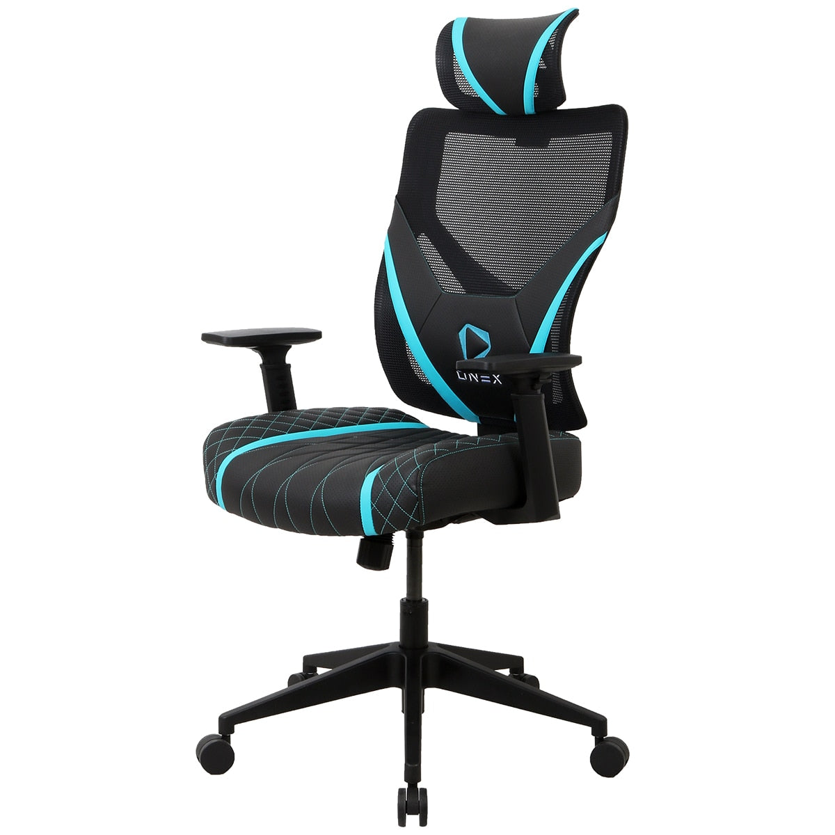 ONEX GE300 Breathable Ergonomic Gaming Chair Black Blue