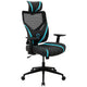 ONEX GE300 Breathable Ergonomic Gaming Chair Black Blue – view 3