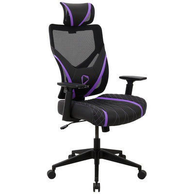 ONEX GE300 Breathable Ergonomic Gaming Chair Black Violet