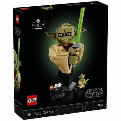 LEGO Star Wars Yoda Bust 75438 399-Piece Collectible Set
