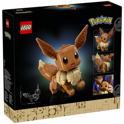 LEGO Pokémon Eevee 72151 Posable 587-Piece Building Kit for Adults