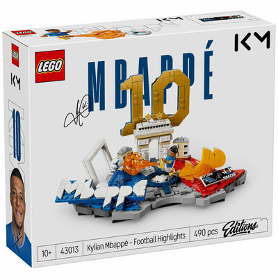 LEGO Editions Football Highlights Kylian Mbappé 43013, 490 Pieces