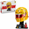 LEGO F1 Lewis Hamilton Helmet Building Set 43022 Modena Yellow 884 Pieces