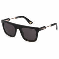 Police Men's Sunglasses SPLF71 53700Y Stylish Black Smoke Acetate Square