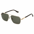 Police SPLQ85 610579 Men's Geometric Stylish Sunglasses Green Palladium