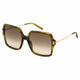 Escada Square Sunglasses Womens 57mm Brown Gradient Lens Acetate SESE46 5706U8