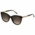 Escada SESD97 540752 Women's Butterfly Sunglasses Dark Havana Acetate