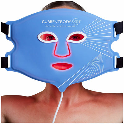 CurrentBody Skin Anti-Blemish LED Face Mask Blue Light Therapy Silicone CBD111FBLEMROW