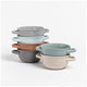 Over and Back Soup Bowls With Handle 6 Piece Set Modern Colour Palette — image 2
