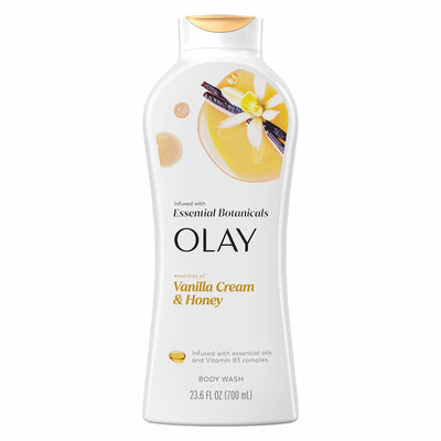 Olay Essential Botanicals Body Wash 3 x 700ml Essential Oils Triple Pack
