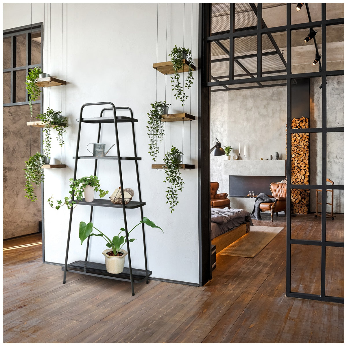 Takasho 4 Tier Modern Plant Stand