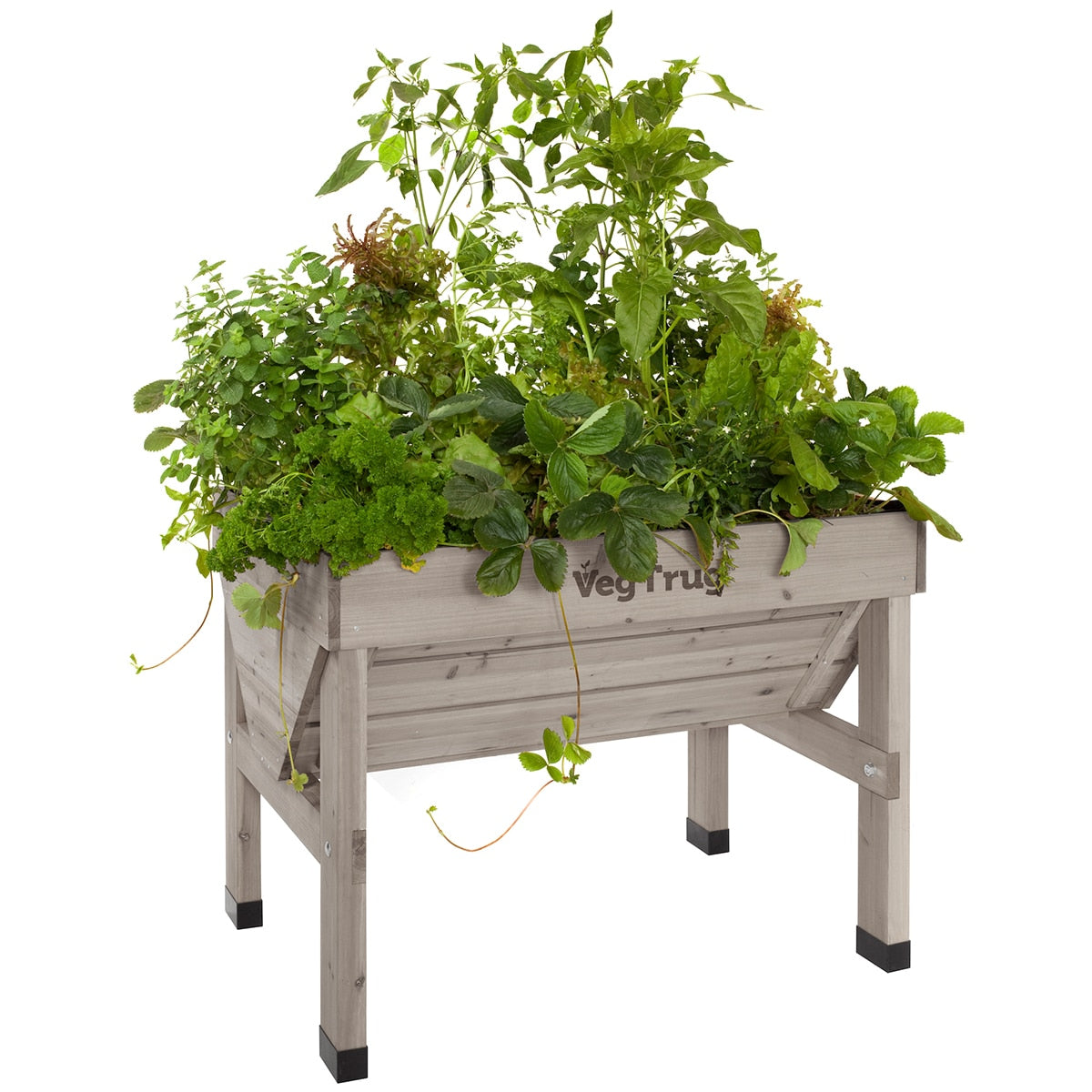 Takasho VegTrug Small Raised Garden Bed 1M Grey