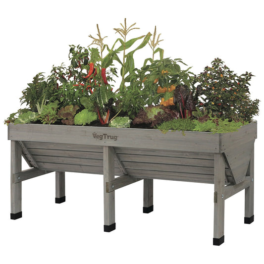 Takasho Medium VegTrug Raised Garden Bed 1.8m Grey – view 2 - Auzzistore