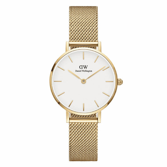 Daniel Wellington Petite Evergold 28mm Women's Watch Gold Mesh Strap DW00100350