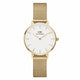 Daniel Wellington Petite Evergold 28mm Women's Watch Gold Mesh Strap DW00100350