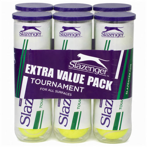 Slazenger Tournament Tennis Ball Set 2 x 12 Pack - Auzzistore