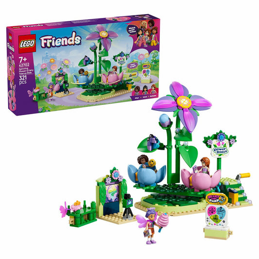 LEGO Friends Spinning Flower and Fairy Teacup Ride Building Set Ages 7 Plus 42702