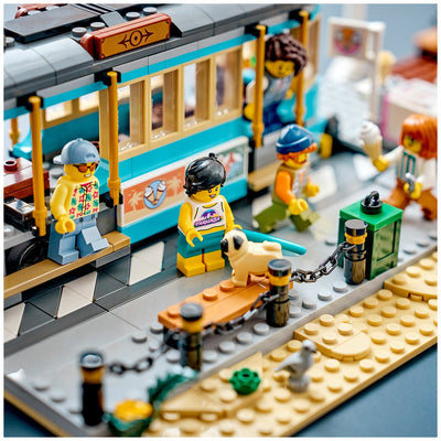 LEGO City Classic Beach Streetcar Building Set Tram Toy Ages 7 Plus 60506