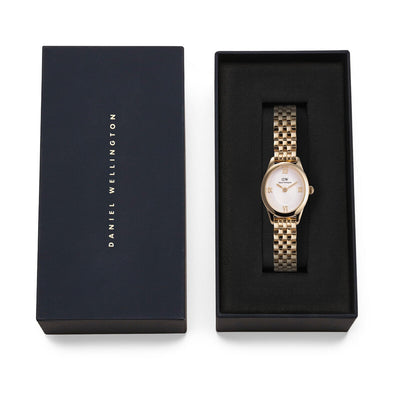 Daniel Wellington Ophelia Mini Women's Watch White Dial Gold Link DW00100803