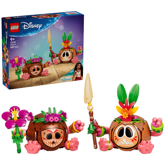 LEGO Disney Moana Kakamora Building Set 407 Pieces Display Model 43293