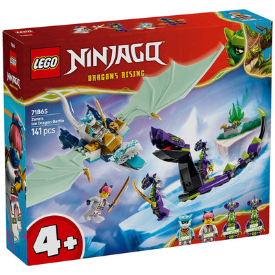 LEGO NINJAGO Zane Ice Dragon Battle Building Set 141 Pieces Ages 4 Plus 71865