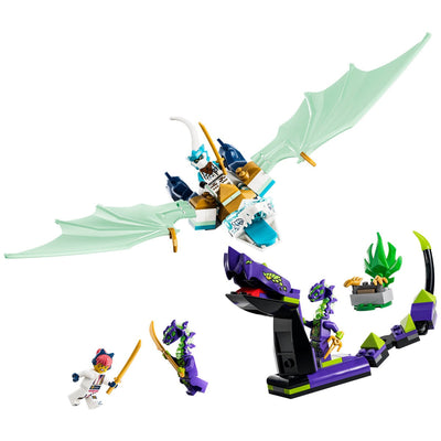 LEGO NINJAGO Zane Ice Dragon Battle Building Set 141 Pieces Ages 4 Plus 71865
